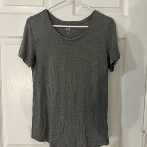 GAP Women's Charcoal Short Sleeve Tee